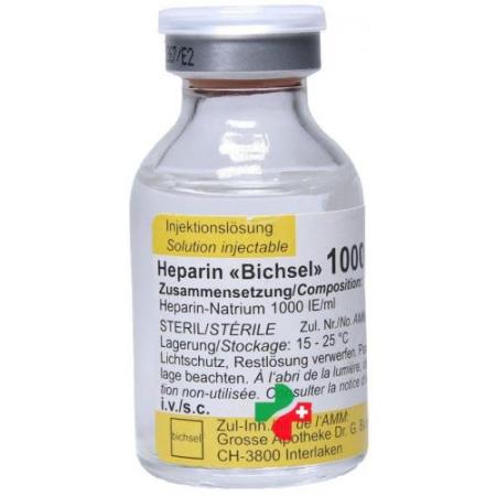 Heparin Bichsel Inj L&ouml;s 100000 IU/20ml sterile vial 20 ml - PrimeCare Global